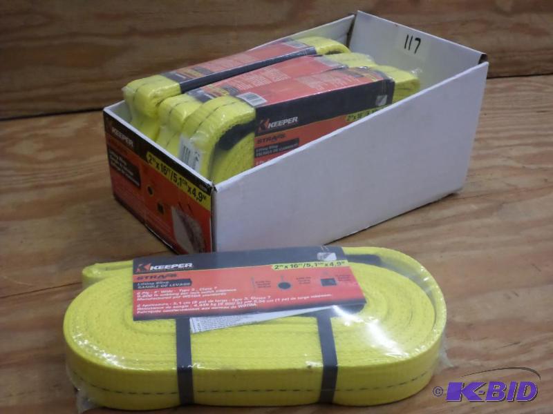(4) New Keeper 2&quotx16ft Lifting Straps...