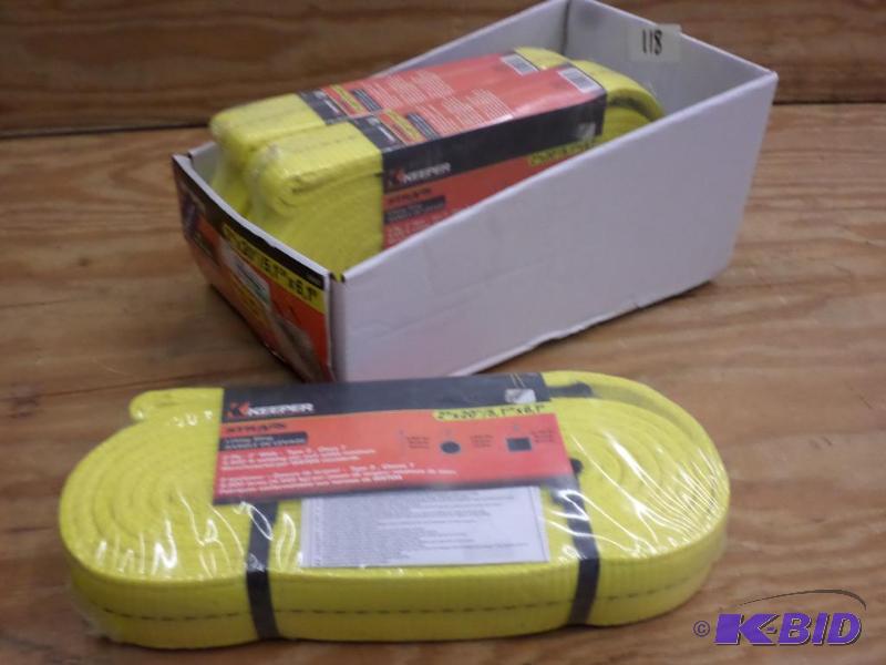 (3) New Keeper 2&quotx20ft Lifting Straps...