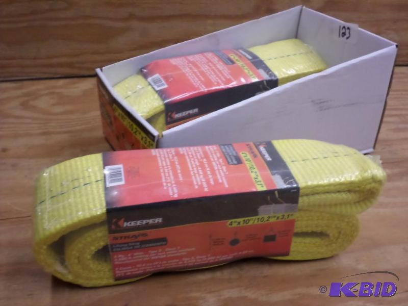 (2) New Keeper 4&quotx10ft Lifting Straps...