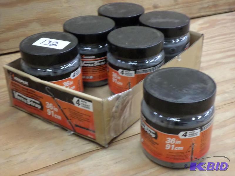 (6) New Keeper 4-Packs Of 36&quot Rubber Str...