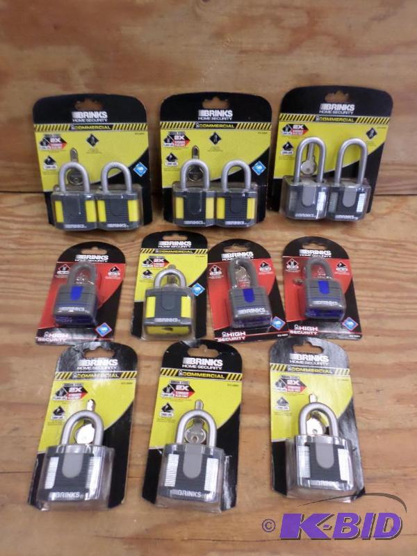 Box Of New Brinks Locks...
