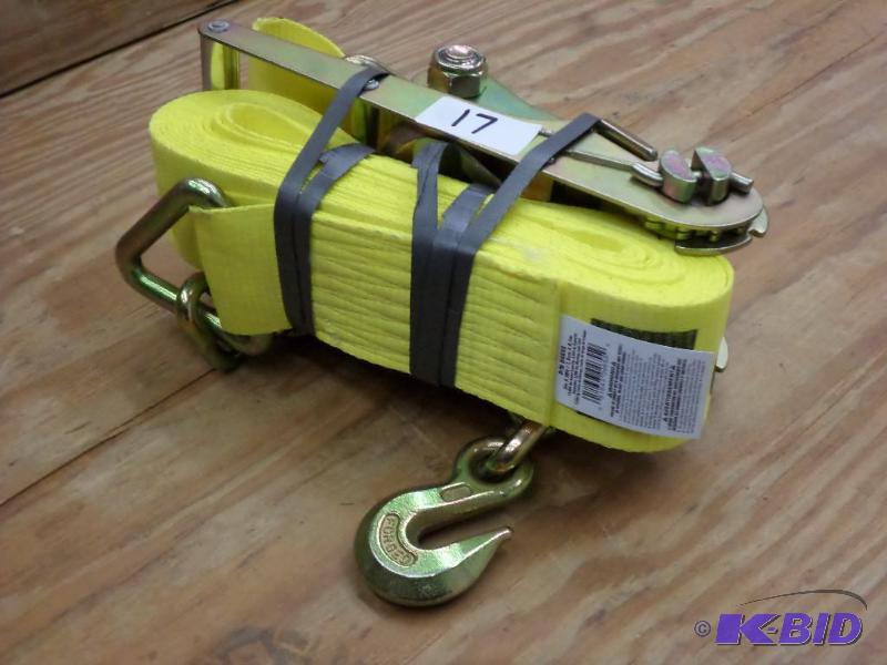 (2) New Keeper 27ft 15000# Ratchet Straps...