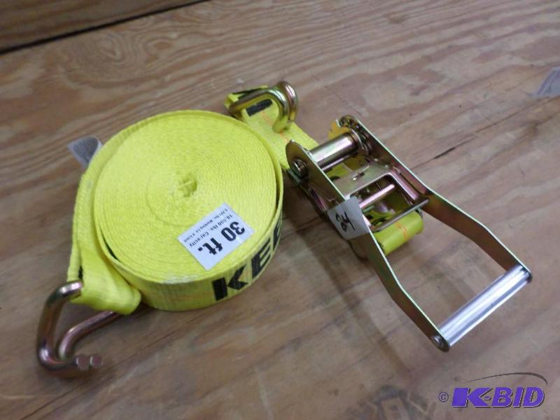 (1) New Keeper 30ft 10000# Ratchet Strap...
