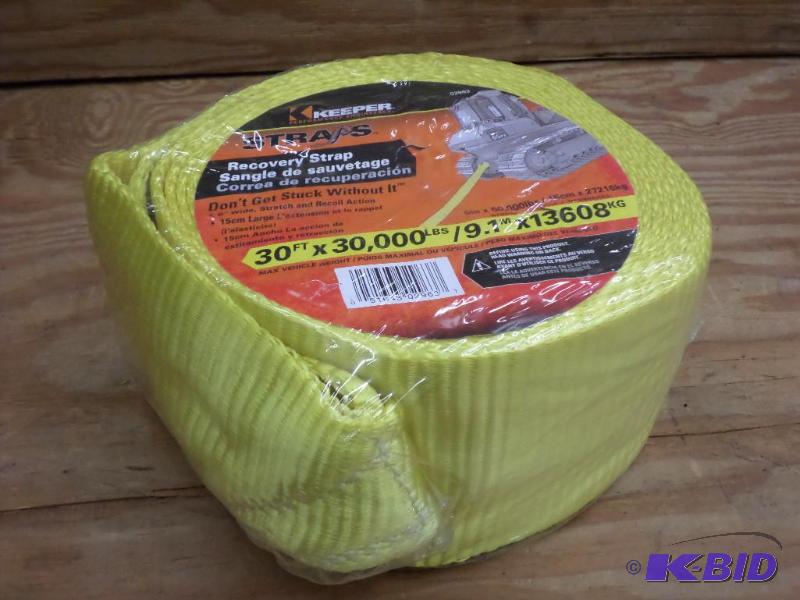 (1) New Keeper 6&quotx30ft 30000# Recovery S...