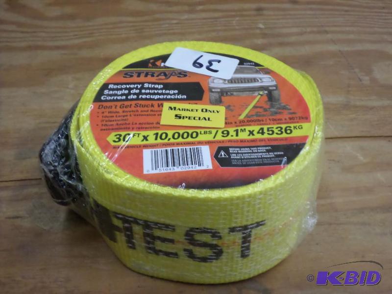(1) New Keeper 30ft 10000# Recovery Strap...
