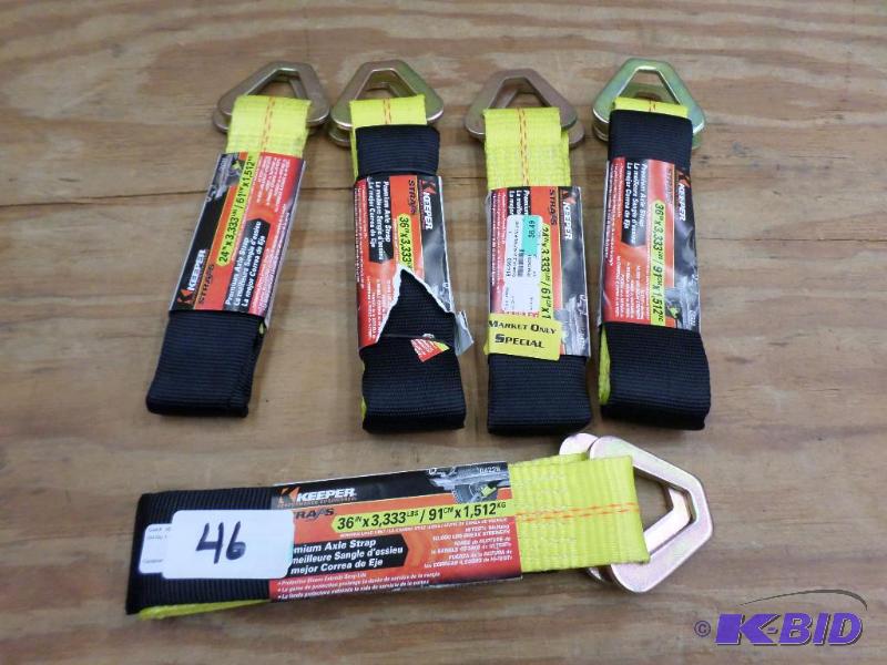(5) New Keeper 36&quot Axle Straps...