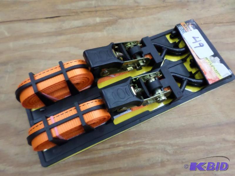 (2) New Keeper 15ft 500# Ratchet Straps...