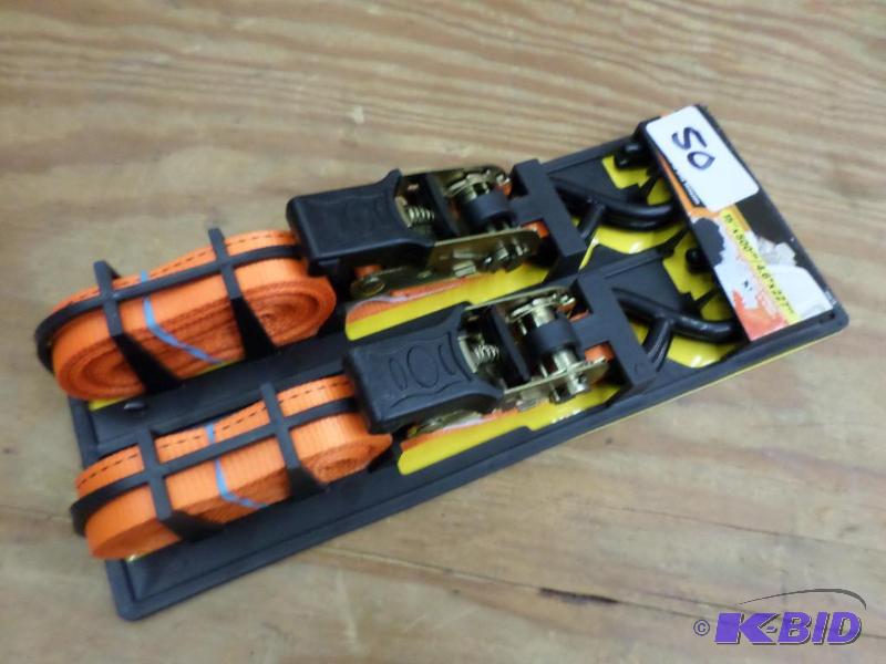 (2) New Keeper 15ft 500# Ratchet Straps...