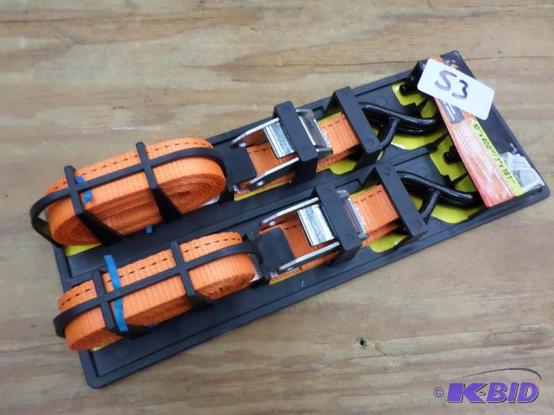 (2) New Keeper 10ft 400# Straps...
