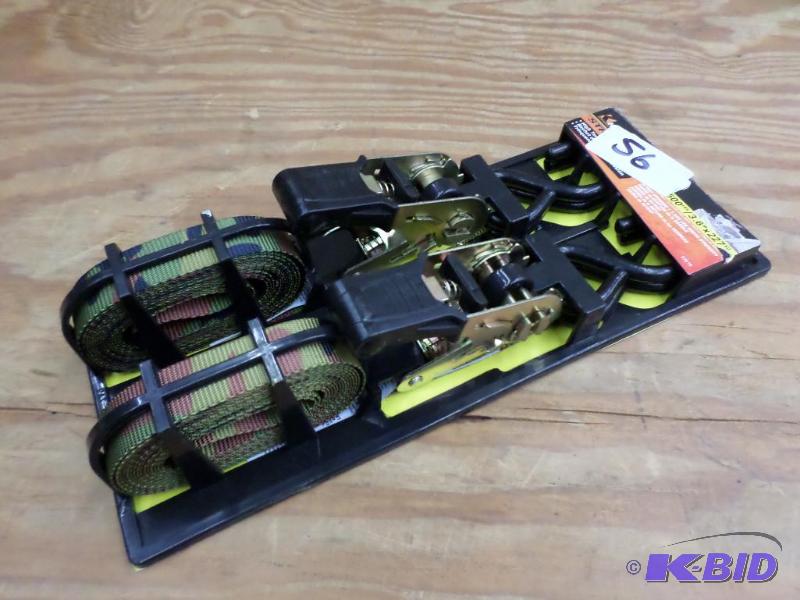 (2) New Keeper 12ft 500# Ratchet Straps...