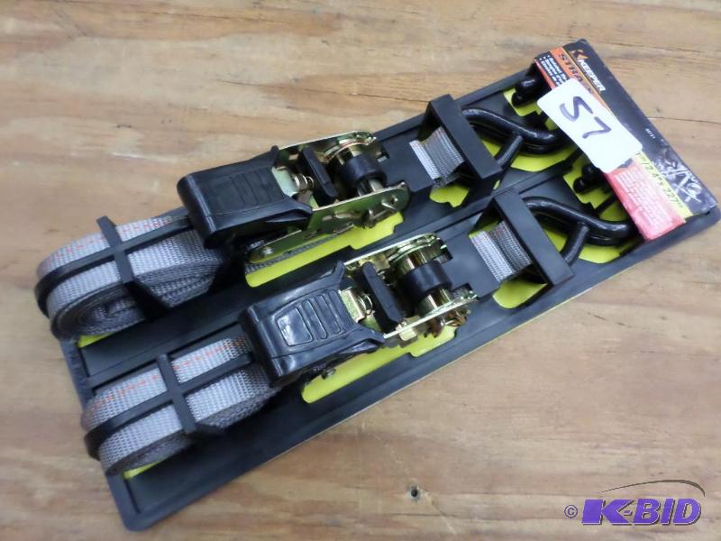 (2) New Keeper 8ft 500# Ratchet Straps...