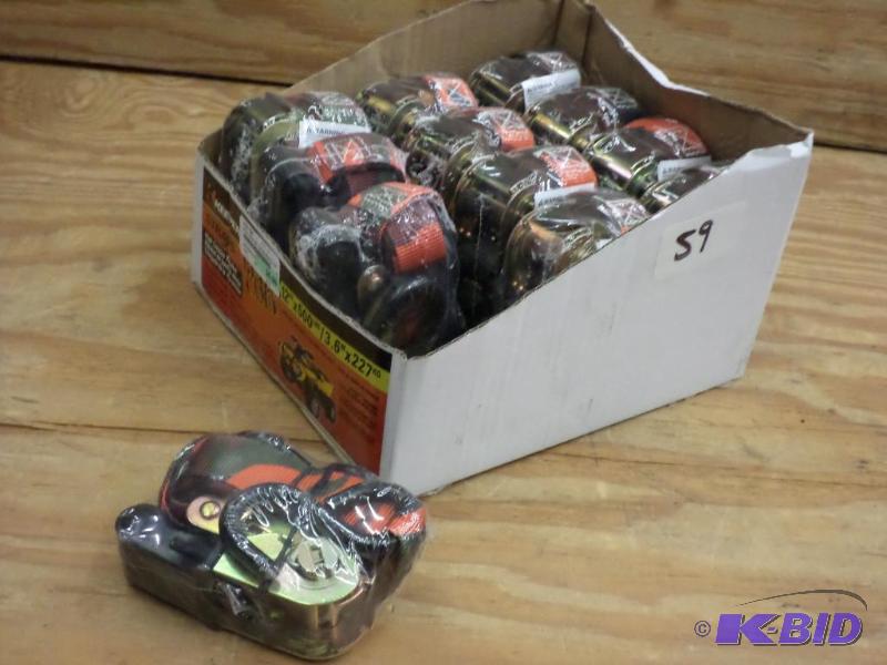 (12) New Keeper 12ft 500# Ratchet Straps...