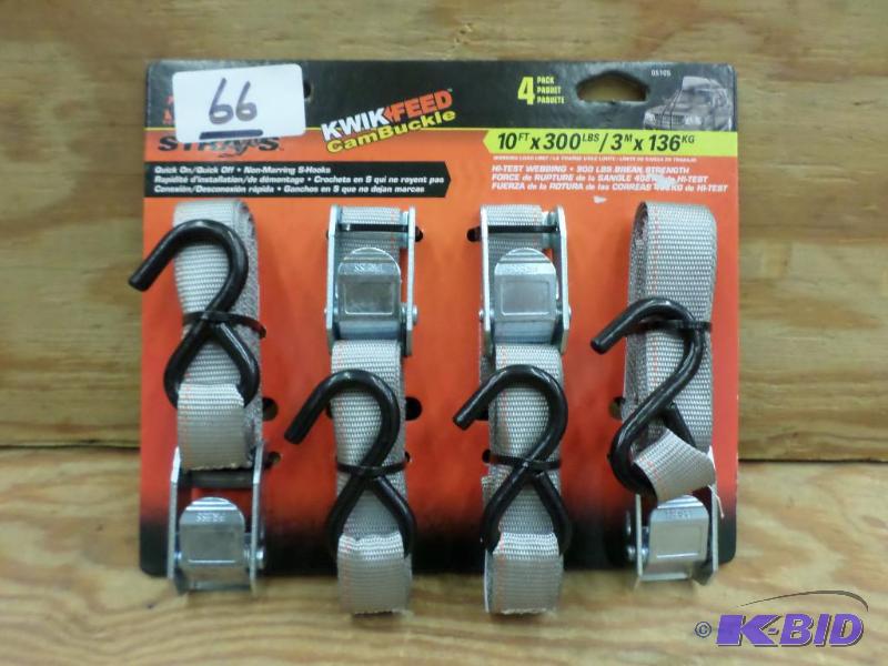 (4) New Keeper 10ft 300# Straps...