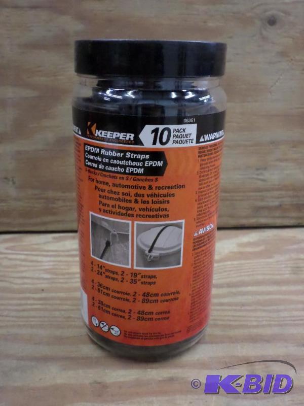 New Keeper 10-Pack Of Assorted Length Rubber ...