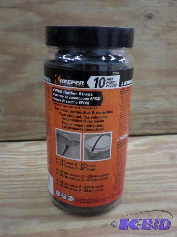 New Keeper 10-Pack Of Assorted Length Rubber ...