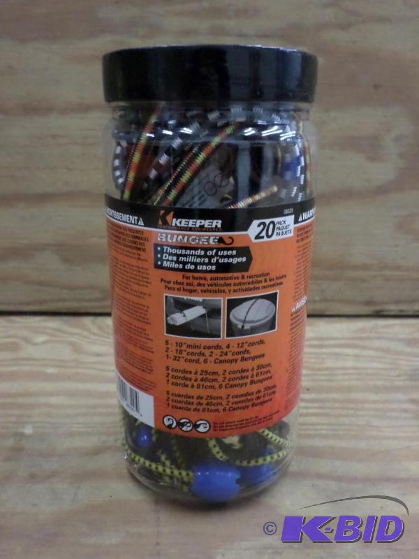New Keeper 20-Pack Of Assorted Length Bungee ...