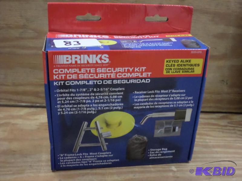New Brinks Keyed Alike Complete Security Kit...