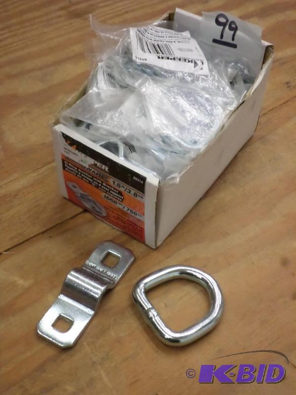 Box OF New 1666# D-Ring Anchors...