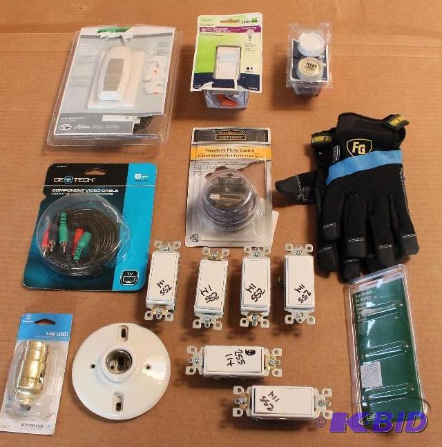 15 Item Lot Remote Control Switches, AC Voltage Detector and More.