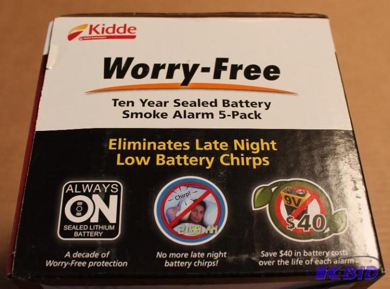 Kidde Home 5 Pack Smoke Alarms