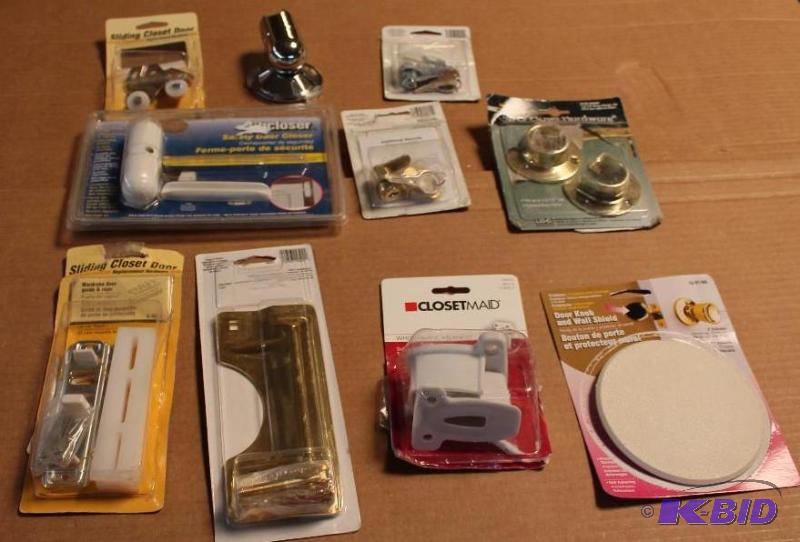 10 Item Lot A Variety of Door Hardware