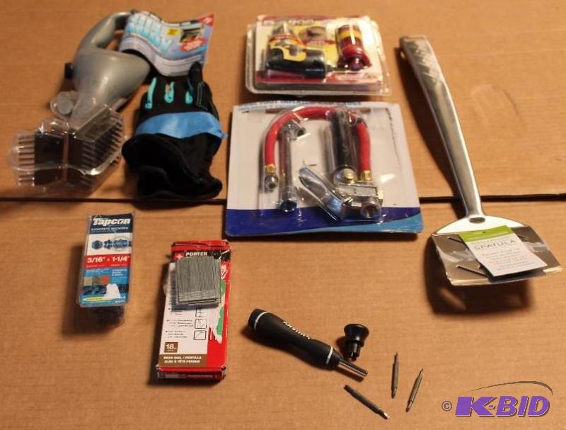 8 Item Lot Grilling Tools, Screw Driver and More