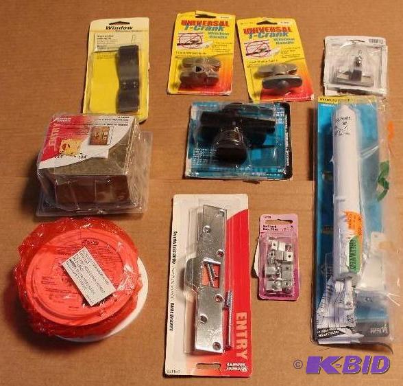 10 Item Lot Smoke Alarm, Door Hardware and More