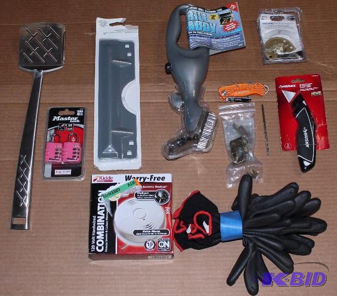 11 Item Lot Grilling Tools, Smoke Alarm and More
