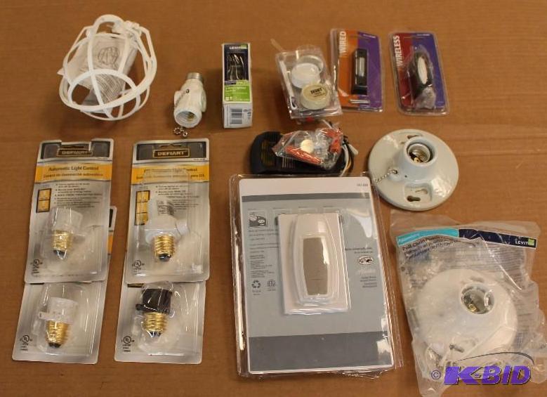 14 Item Lot Electrical Lighting.
