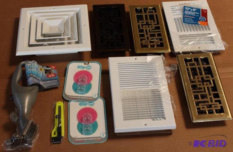 10 Item Lot Register Covers, Grill Brush and More