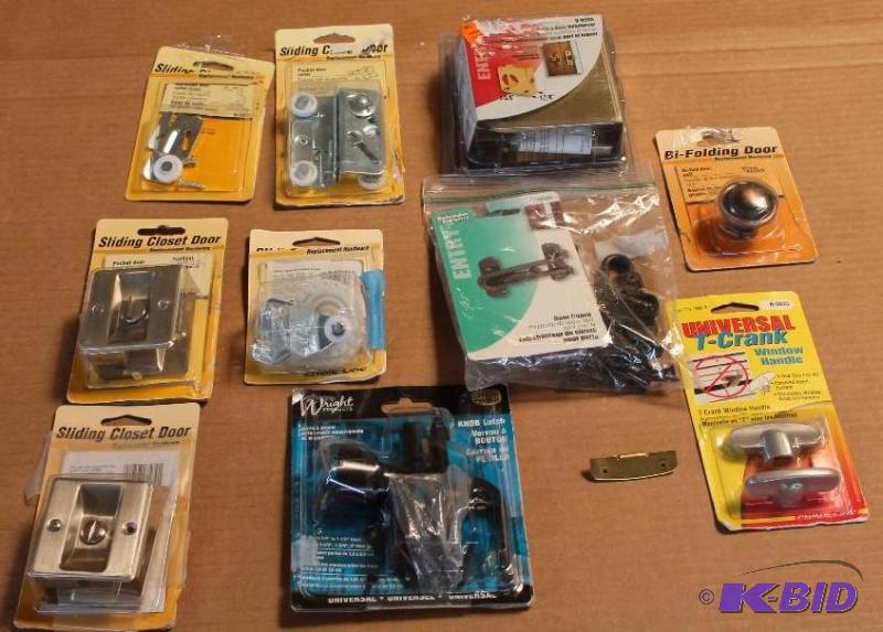 11 Item Lot A Variety of Door Hardware