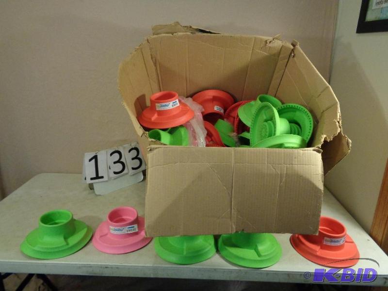 lot 133 image: Large Box Full of Tip Resistant Beverage Hold...