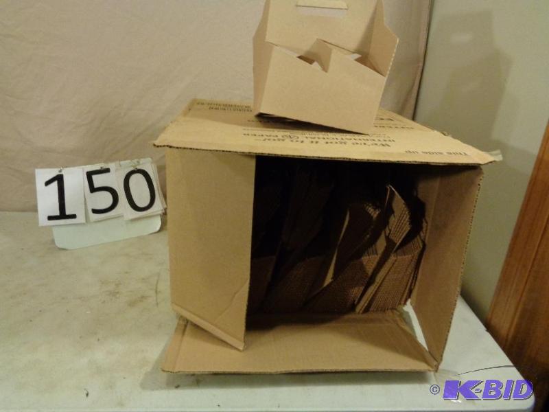 lot 150 image: Case of Cardboard Drink Carriers....