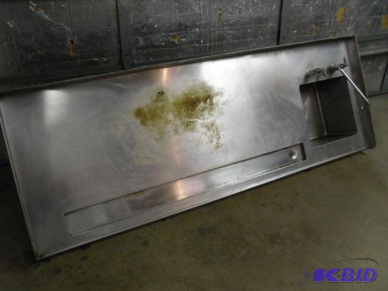 lot 37 image: Stainless Steel Sink  Counter