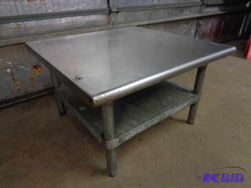 lot 46 image: Stainless Equipment Stand