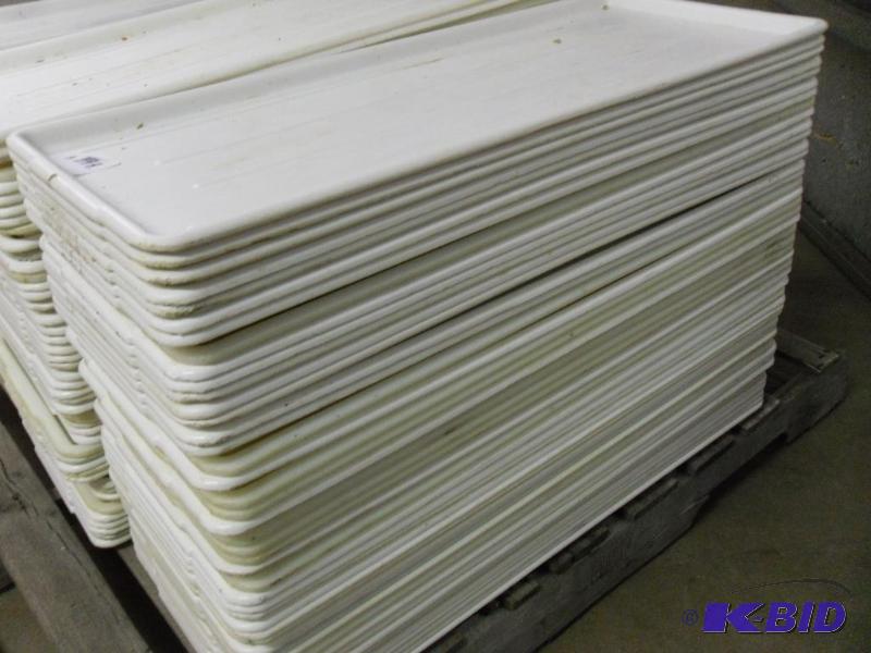lot 68B image: 43 Plastic Trays