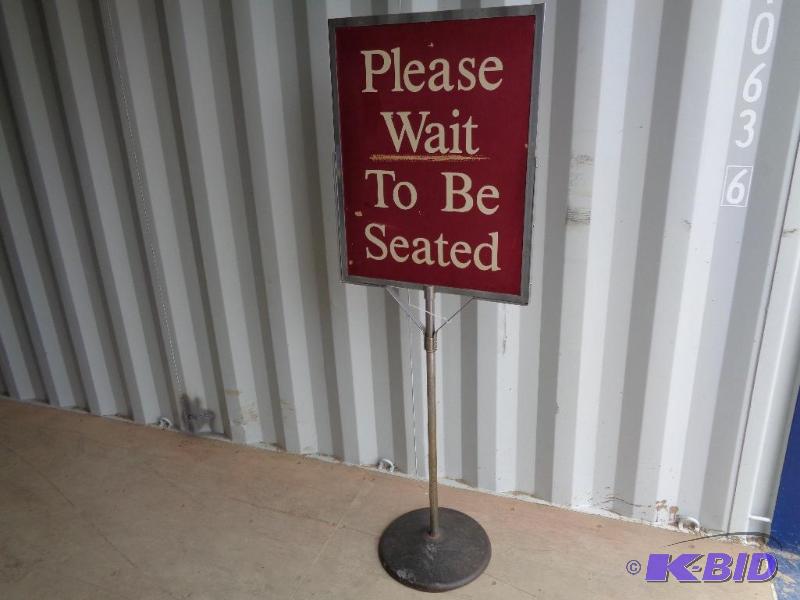 lot 73 image: Sign