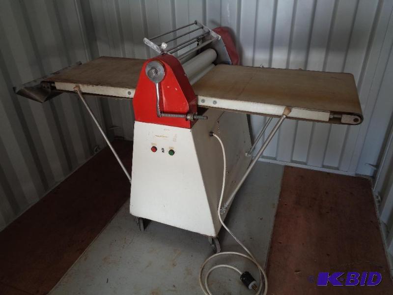 lot 8 image: Dough Sheeter on wheels