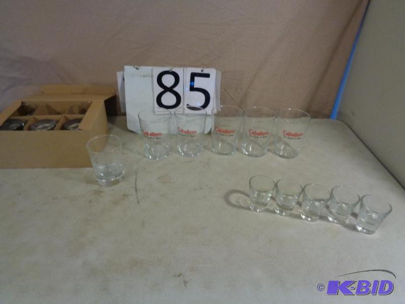 lot 85 image: 6 New Baileys Glasses (match lot 84), 5 Cabal...
