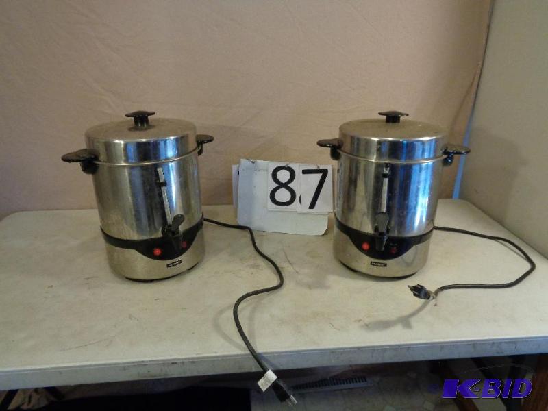 lot 87 image: 2 Mr Coffee Electric Beverage Dispensers. Unt...