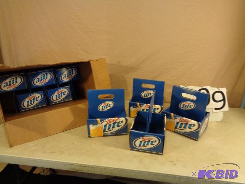 lot 99 image: 9 Cardboard Miller Condiment Holders....