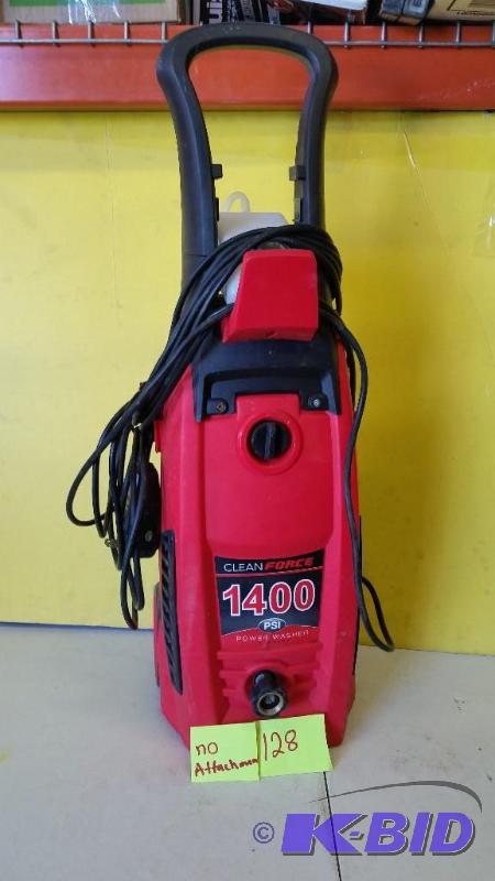 lot 128 image: Preassure Washer 1400 PSI