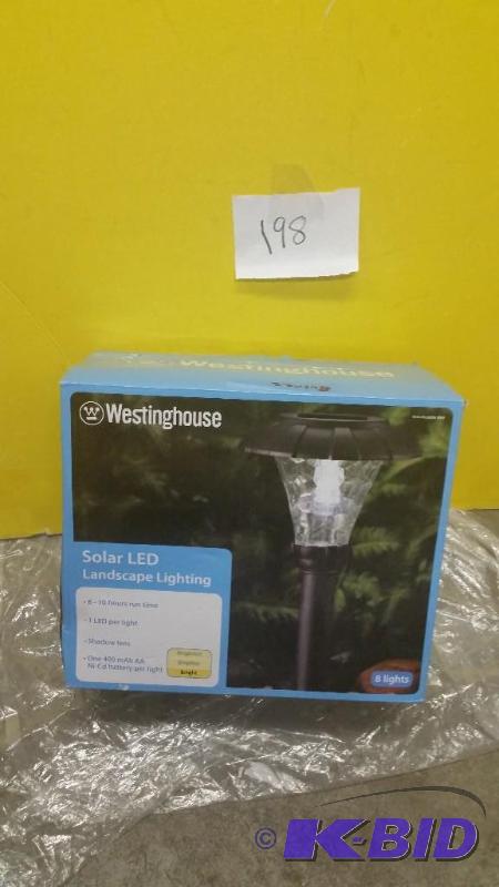 lot 198 image: Solar LED lights