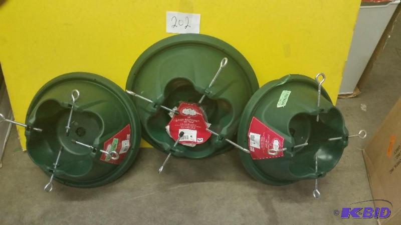 lot 202 image: Lot of 3 Christmas Trees Stands