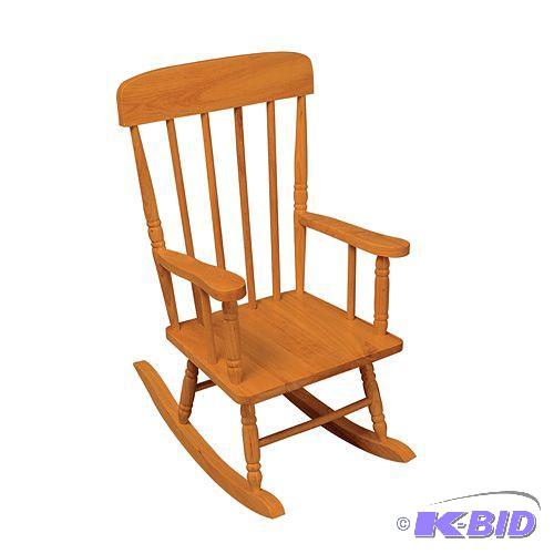 lot 208 image: Kidcraft Spindle Rocking Chair 3-8 ages