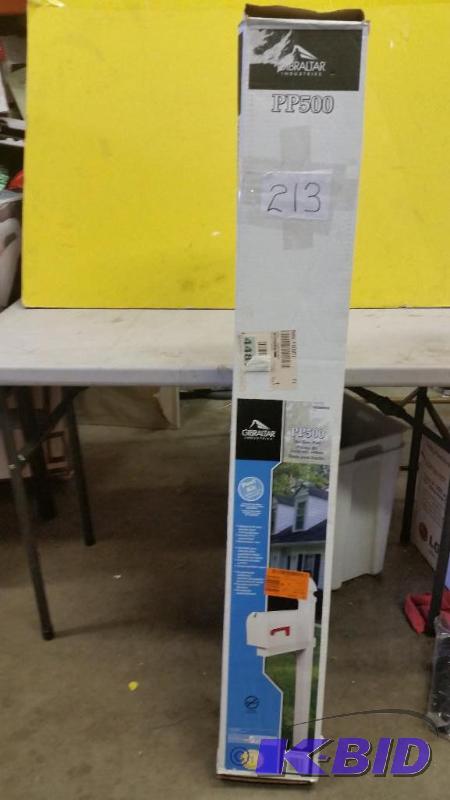 lot 213 image: Mailbox Post