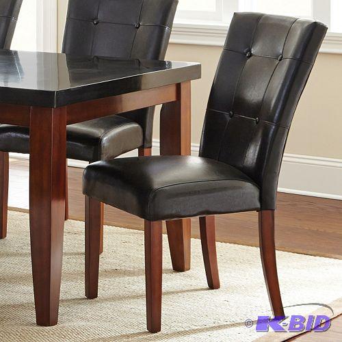 lot 218 image: Granite Bello 2-piece Parsons Chair Set