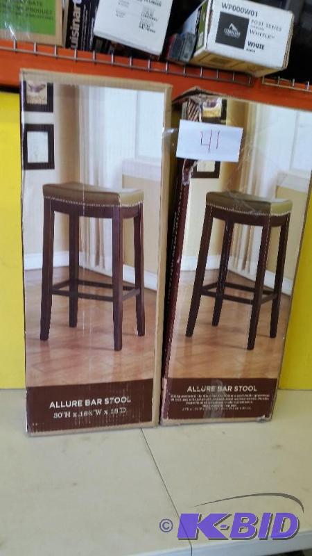 lot 41 image: Lot of 2 Allure Stools