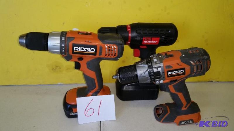 lot 61 image: Lot of Drills
