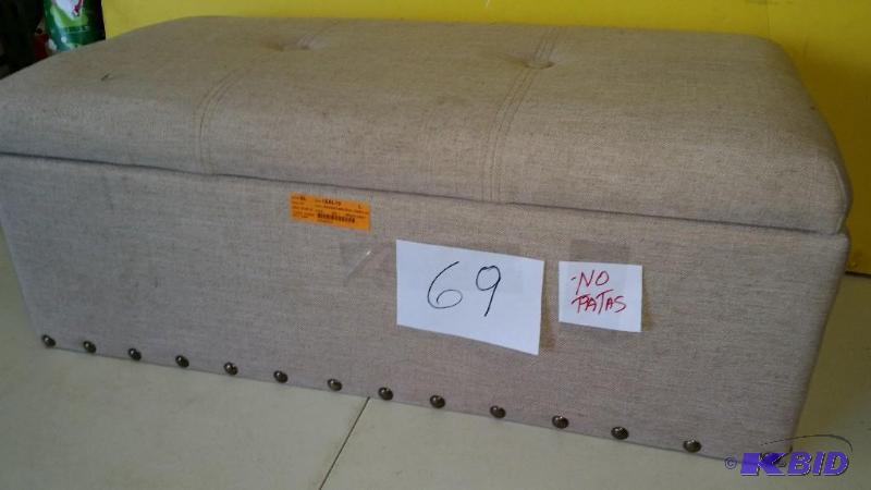 lot 69 image: Madisson Fabric Ottman